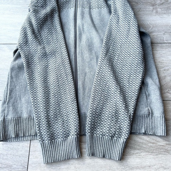 Armani Exchange Pure Cotton Hooded Cardigan Sweater - Picture 7 of 16